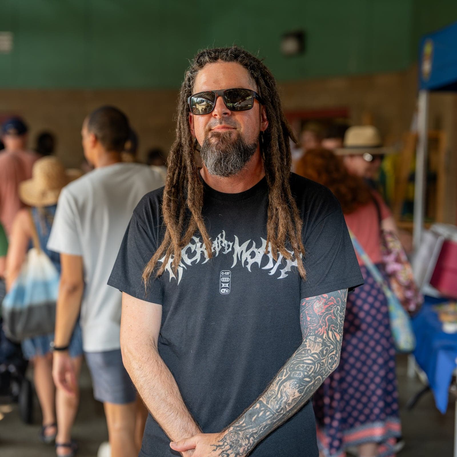 Vendor portrait at the market