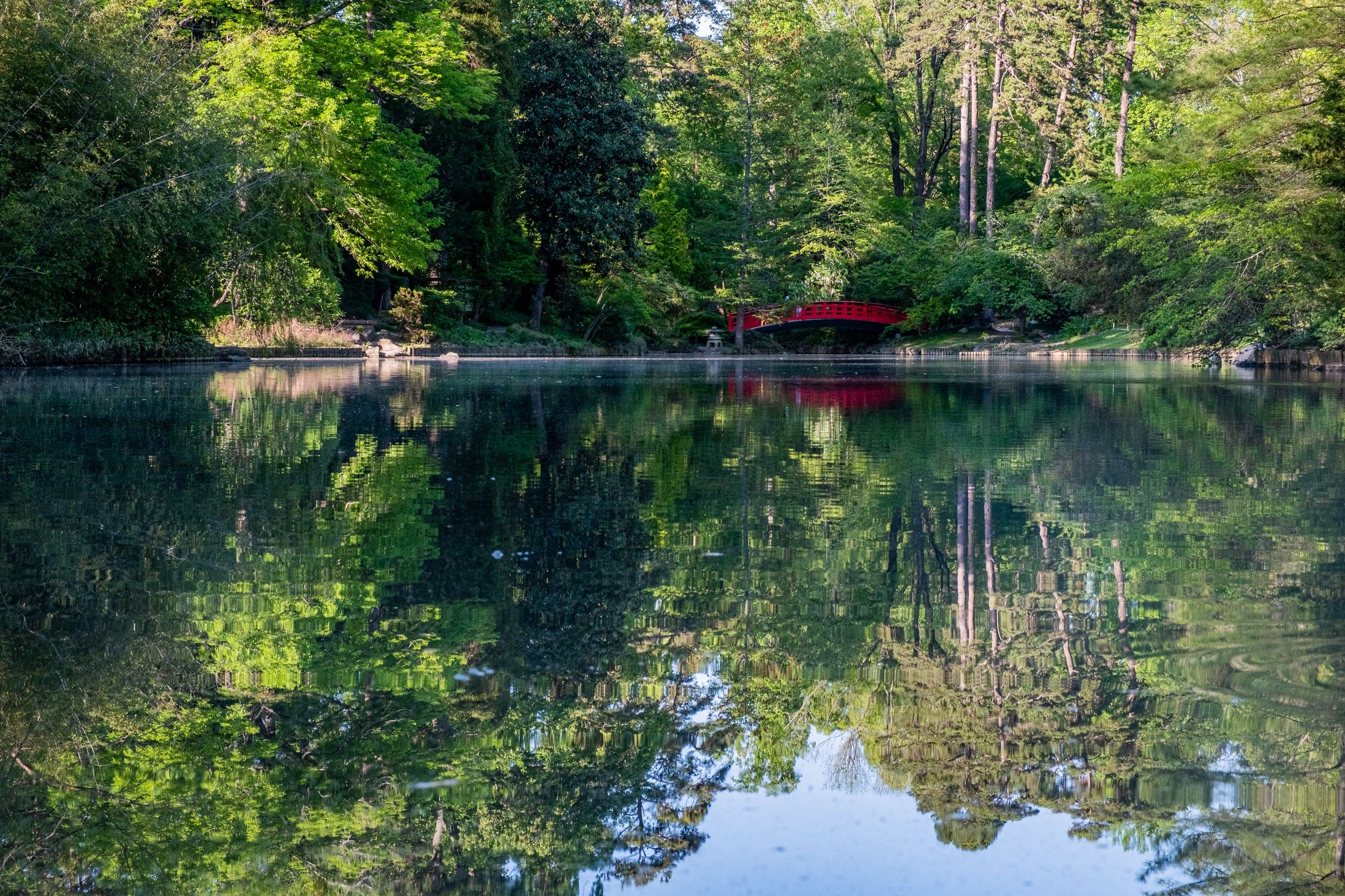 Serene lake reflection, editorial landscape